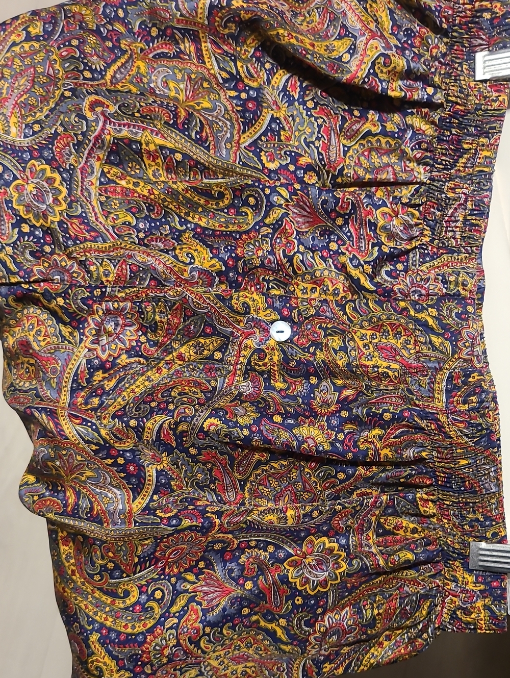 Men's Paisley Print Boxer Shorts - Multicolor